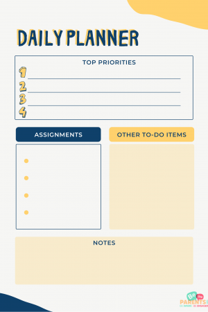 Daily planner