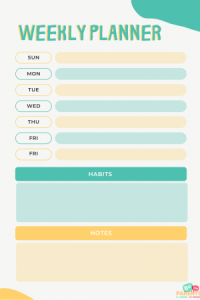 weekly planner