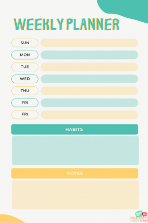 weekly planner